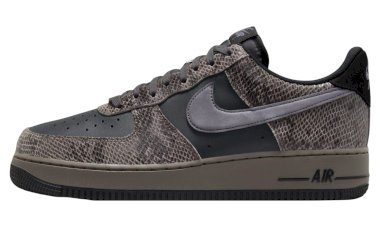 Nike Air Force 1 Low Snakeskin Black & Purple: A Bold Fusion of Luxury and Street Style