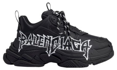 Balenciaga Triple S DIY Metal Black/White: A Bold Fusion of Luxury and Customization