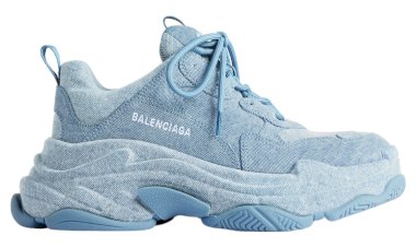 Balenciaga Triple S Denim WMNS Blue: A Bold Fusion of Style and Comfort